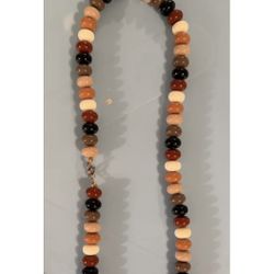 Vintage Beaded Acrylic Necklace