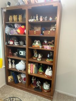 Wood bookshelf