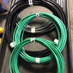 Wire. #6 Ground 30’ & 20’ . #10 Black 40’ . #6 Armor 30’ $200 For All