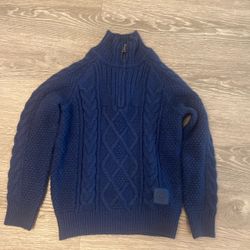 Guess Knit Quarter Zip Sweater