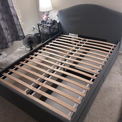 Full Bed Frame with Drawers