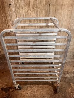 Commercial Aluminum Bakery Rack on Wheels