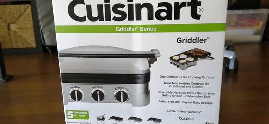 Cuisinart 5 in 1 grill griddler (GR-4N)