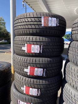 245/55R19 $469.00 All 4 installed with free alignment special (road hazard warranty included)
