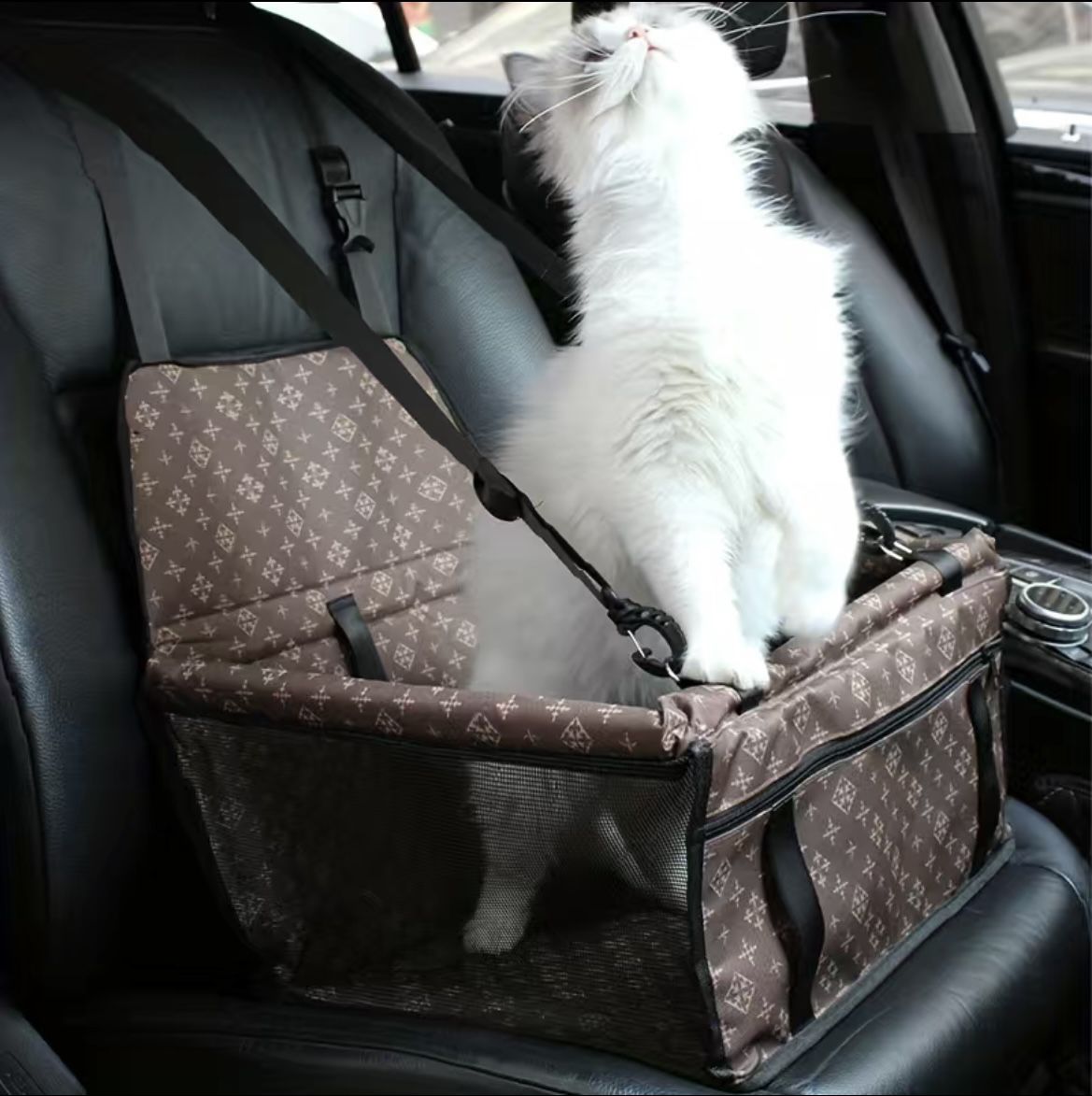 (shipping Available)Designer Dog Cat Pet Safety Booster Car Seat