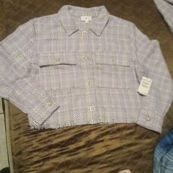 BP Brand New " Purrple Spray Twead" Jacket And Skirts From Nordstrom 