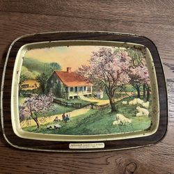 American Homestead Spring, Currier And Ives 1868
