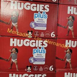Huggies Little Movers Size 6 - 126 Diapers Pañales/ Firm price