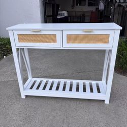 New 39.3”x11.8”x31.5 White Or Black Wooden Entryway Console Table Kitchen Console Cabinet 