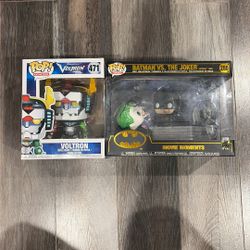 Voltron Legendary Defender Funko Pop And Super Hero’s Batman Vs Joker Funko Pop