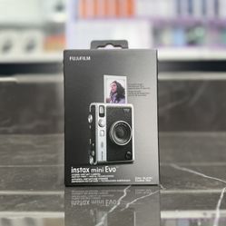 Fujifilm Instax Mini Evo (Hybrid Instant Camera) (Take It Home In Payments/ llévatelo a casa en pagos) Only $10 Down 