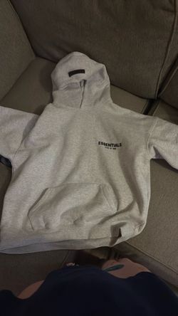 Fear of God Essentials Hoodie Light Gray: size small