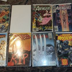 The Rise Of Apocalypse #4 ,The Avengers #231 ,The Mighty Avengers # 255, Weapon H #1, Fantastic Four #1 And #371, Superboy #5 And The Flash #49