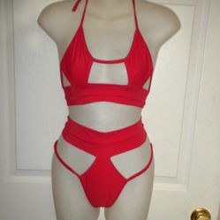 Bikini Red Size Small Preowned