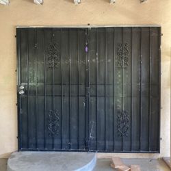 Black Metal Door 