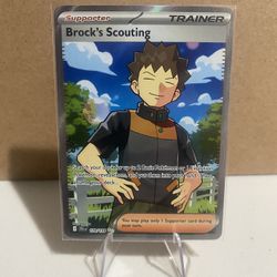 Brock’s Scouting Trainer Pokémon Card 