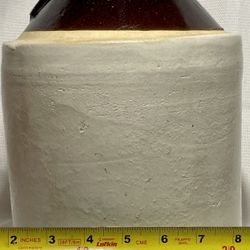 Antique Two Tone Brown Moonshine Jug