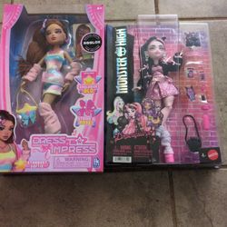 Dressed To Impress Doll And A Monster High Doll
