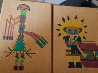Tribal sandpaintings