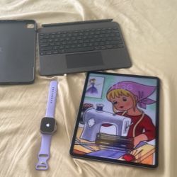 Ipad Pro 12.9 And  Watch Ultra 2 Titanio 