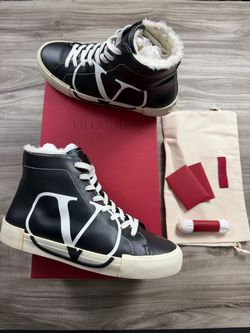 Valentino Garavani VLogo shearling Size 7 (EU 37) Womens