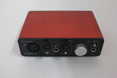 Focusrite Scarlett Solo 2nd Gen USB Audio Interface