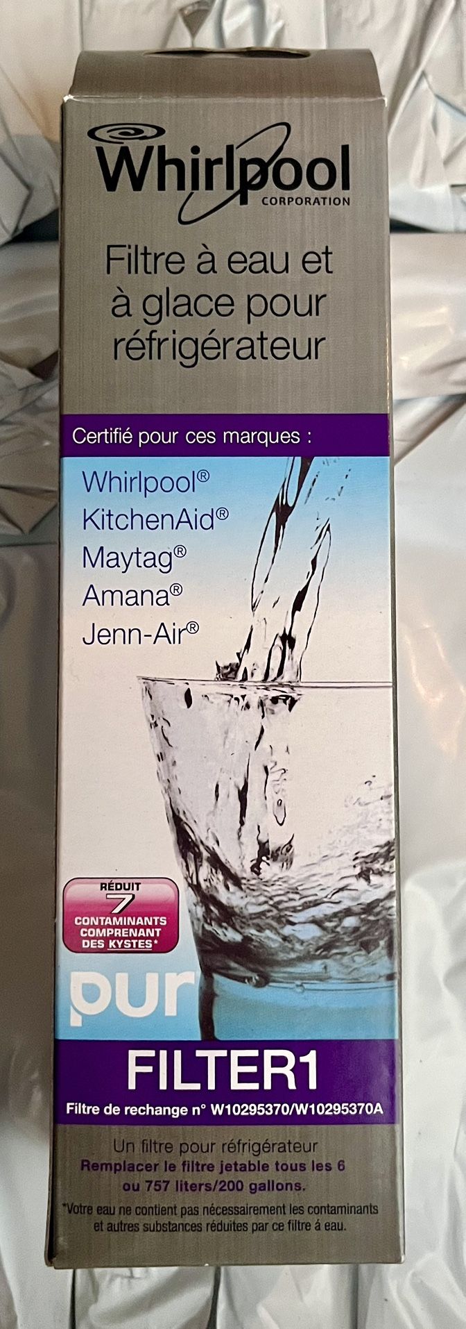 Whirlpool W10295370 Pur Filter1 Refrigerator Water Filter