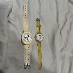 TWO RARE DISNEY AUTOMATIC WATCHES 