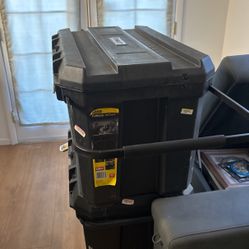 Two New Stanley Hard Plastic Tool Boxes 