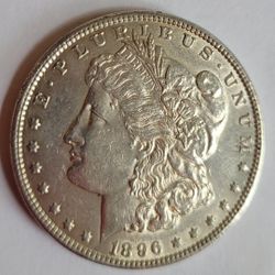 1896 (P) Morgan Silver Dollar 