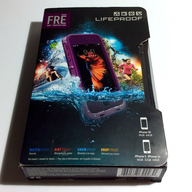 Lifeproof FRE Water Proof Case (Purple) iPhone 5, 5s, SE