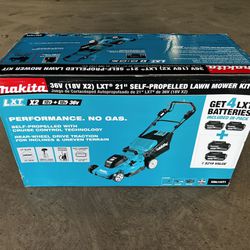 Makita 36V Brushless Self-Propelled Lawn Mower Kit 