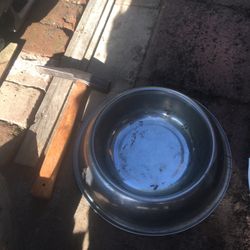 Large Stainless Dog bowl And other accessories
