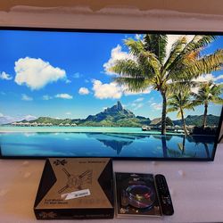 43” LG 4K SMART UHD LED TV + BRAND NEW WALL MOUNT + BRAND NEW LED LIGHTS