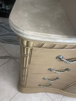 Dresser, Stone Top Broyhill Furniture 