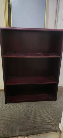 Leather Love seat recliner ,Couch recliner and Cherry wood  Bookshelf