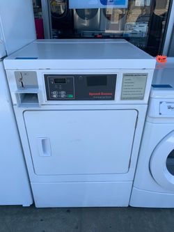 SpeedQueen Commercial Dryer with Coin Box Programs to any Rate Amount