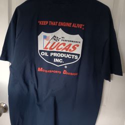 Lucas Oil Tshirt Size Xl 