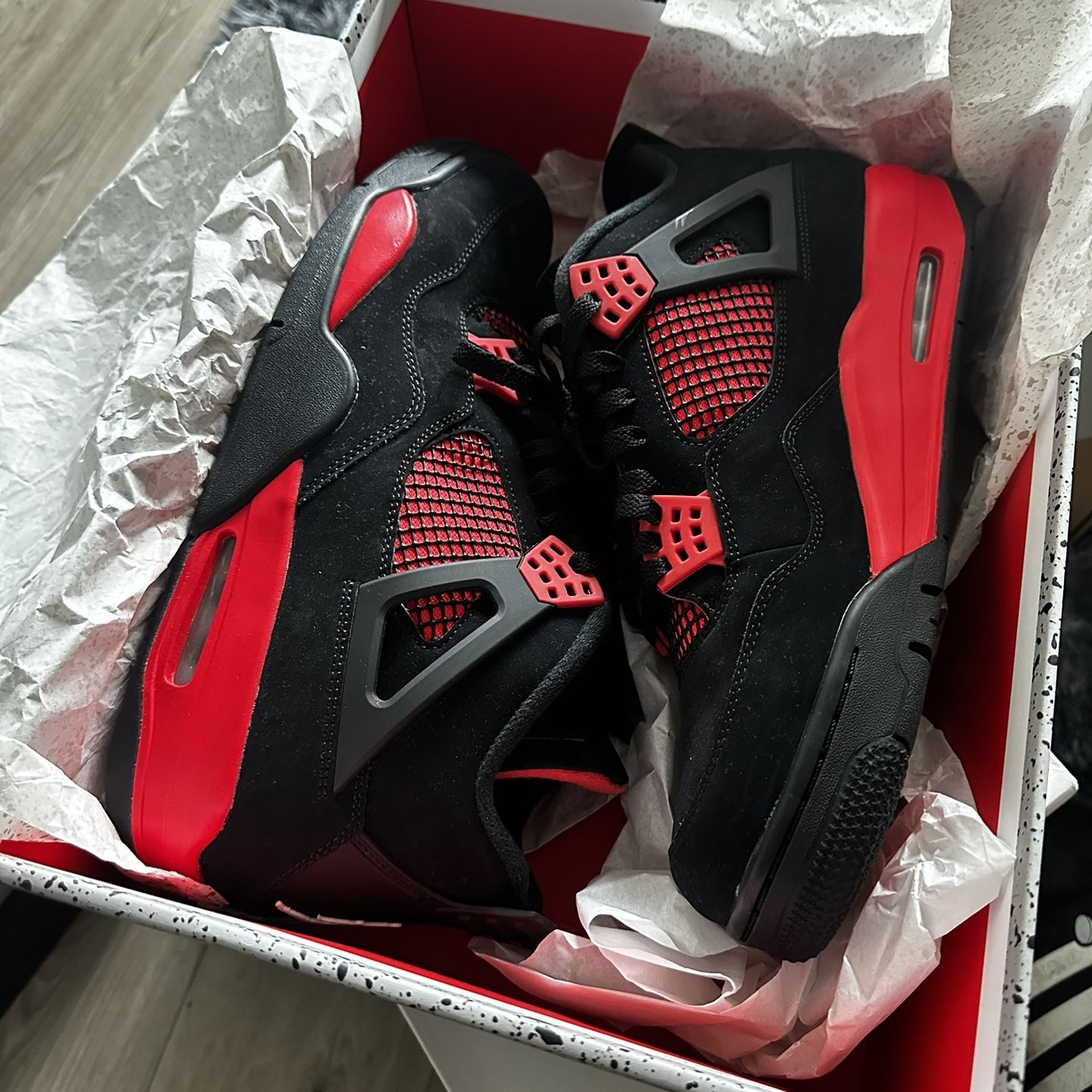 Red Thunder’s Jordan 4s ‼️
