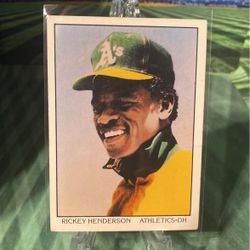 Ricky Henderson MLB Card