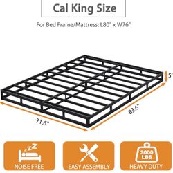 California King 5 Inches High Box Spring 