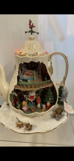 ENESCO オルゴール Teapot Bungalow 【ヴィンテージ】 ENESCO エネスコ
