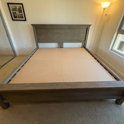 Pottery Barn Farmhouse king bed frame