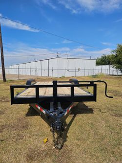 2026 C&M 18x83 Car Hauler Trailer 8 Studs Pipe Top
