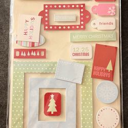 Making Memories Winter Colorboard Stickers New