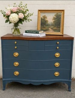 Refinished Solid Wood Dresser