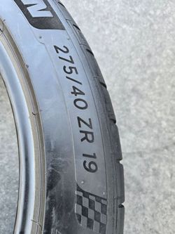 2.  PCS OF TIRES.   MICHELIN PILOT SPORT 4S SIZE 275/40/19