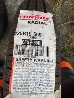 125x15 tires Firestone