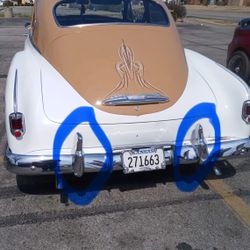 50s Chevy Fleetline Rear Bumper Guards