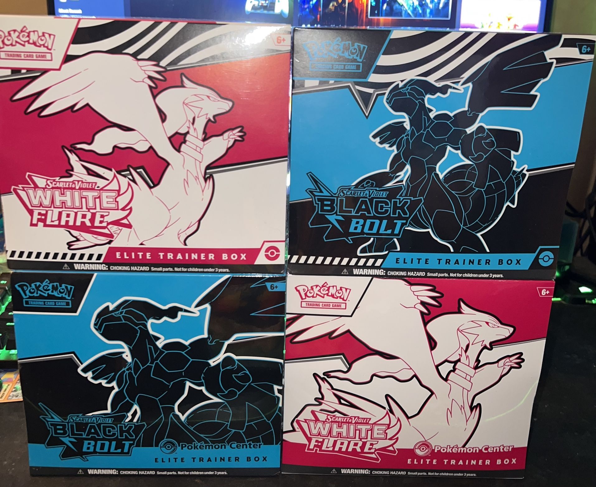 Pokemon Black Bolt & White Flare Etb Lot